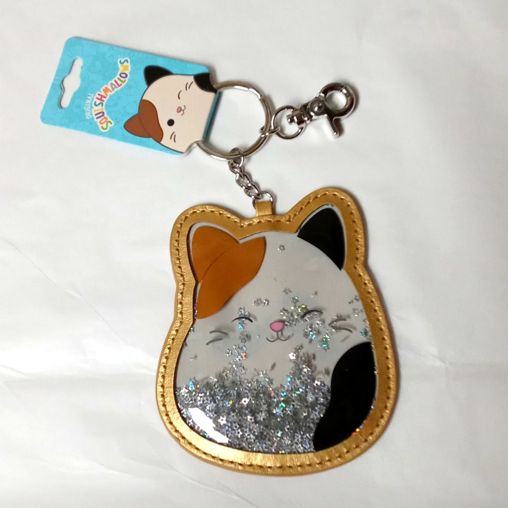 Squishmallows Bag Charm Key Ring Cam the Cat Bag Clip